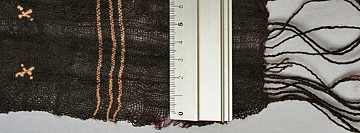 detail of an Ahel Telt headband tachedat n'tritat