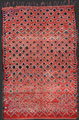 TM 2172, Ait Youssi pile rug with a very unusual drawing + dense structure, south-eastern Middle Atlas, Morocco, 1950/60, 295 x 205 cm (9' 10'' x 6' 8''), high resolution image + price on request







